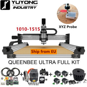 [Ship from EU Warehouse] QUEENBEE ULTRA CNC Full kit Linear Rail upgraded precise CNC router Engraving machine with Brand New Tensioning system