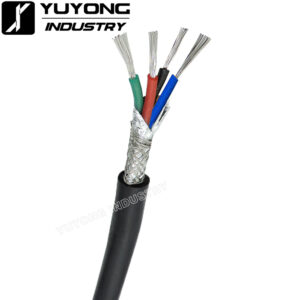 4 Core 22 AWG Shielded Multi Conductor Cable