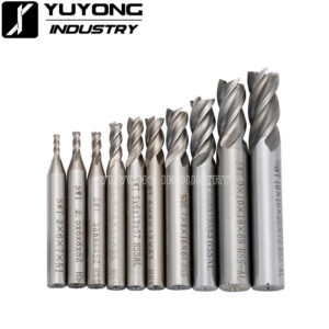 HSS 4 Flute Milling Cutter 1.5-12mm End Mill Tool Set