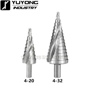 Spiral Groove Cone Drill Bit Hexagon Screw Step Drill Bit