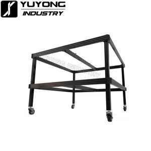 Aluminum CNC Router Table showing 6063-T5 alloy frame detail