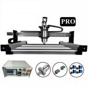 Silver QueenBee PRO CNC Wood Router Full Kit with Linear Rails Upgrade Version QueenBee PRO CNC Machine