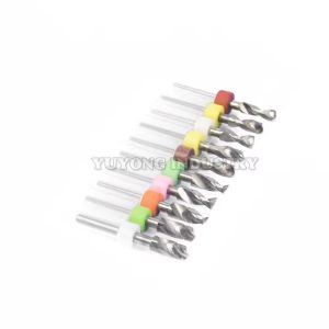 Single Carbide PCB Drill Bit showing sharp cutting edge and standard shank