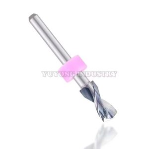 Single Carbide PCB Drill Bit showing sharp cutting edge and standard shank