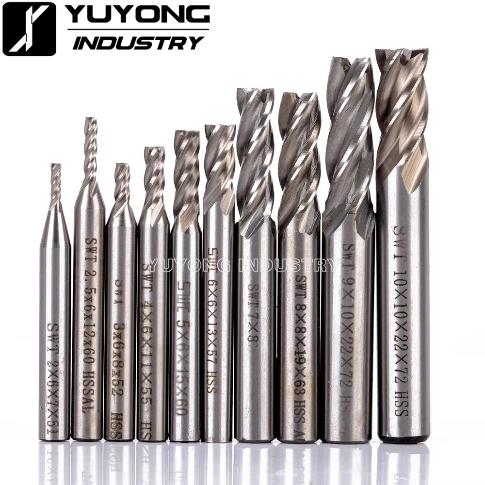 10-Piece Set End Mills - Image 4