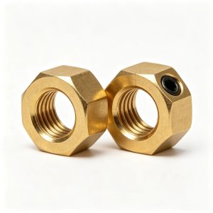Angled view of Brass Lead Screw Nut for CNC and 3D printer Z-axis