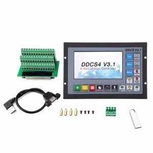 Display screen on the DDCS V4.1 CNC Controller showing G-code operation