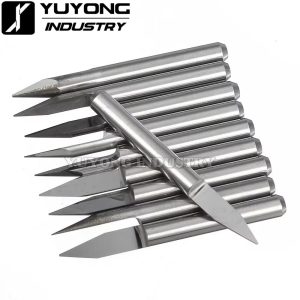 Complete Flat Bottom Engraving Bit Set with 10pcs