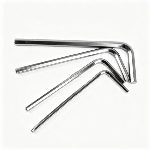 Single Stainless Steel Hex Wrench showing L-shape design and size marking