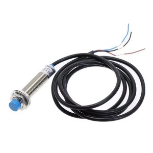 Angled view of LJ18A3 Inductive Proximity Sensor for CNC limit switch and homing