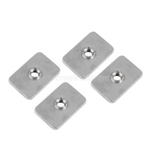 Side view of M5 Zinc Plated Tee Nut showing T-slot drop-in design