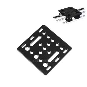 Precision-machined mounting holes on the Mini V-Slot Gantry Plate
