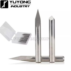 Single Pyramid Engraving Bit showing three-edge tip and standard shank
