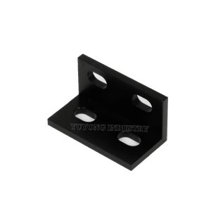 Mounting holes on the Universal L-Bracket for T-nut installation