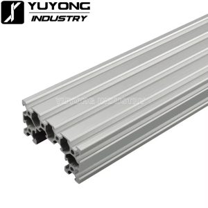 Side view of 4080 V-Slot Aluminum Profile showing V-slot channel and 40x80mm size