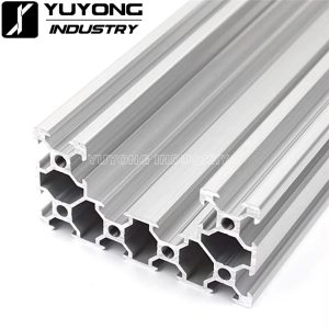 Angled view of 4080 V-Slot Aluminum Profile for linear rail frame builds