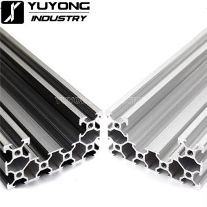 End view of 4080 V-Slot Aluminum Profile showing 40x80mm profile and V-slot