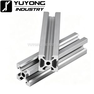 Angled view of 2020 V-Slot C-Beam for CNC and milling machine frames