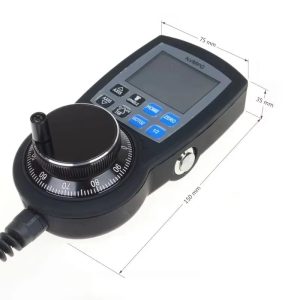 Coordinates display on the 6-Axis MPG Handwheel for real-time position