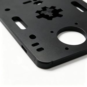 Angled view of ACRO Acrylic Plate Set for OpenBuilds laser CNC builds