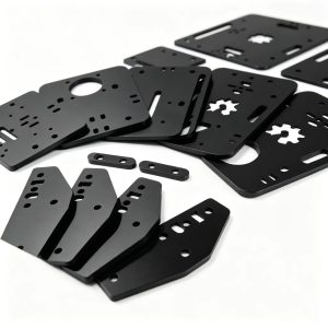 Side view of ACRO Acrylic Plate Set showing 11 pieces and 6mm thickness