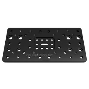 Angled view of C-Beam Gantry Plate for CNC and woodworking machinery