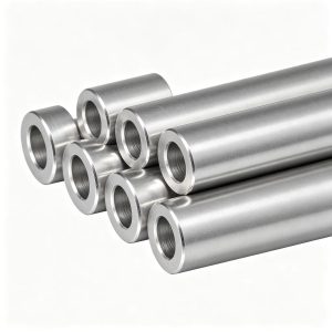 Single M5 Aluminum Round Spacer showing 5.1mm ID and 10mm OD