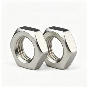 M5 threads on the Thin Hex Jam Nut for standard bolts