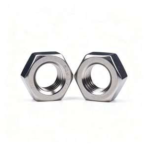 M5 Thin Hex Jam Nut stainless steel for low-profile fastening and locking