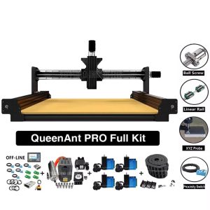 1610 ball screw on the QueenAnt PRO CNC Kit V2 for minimal backlash