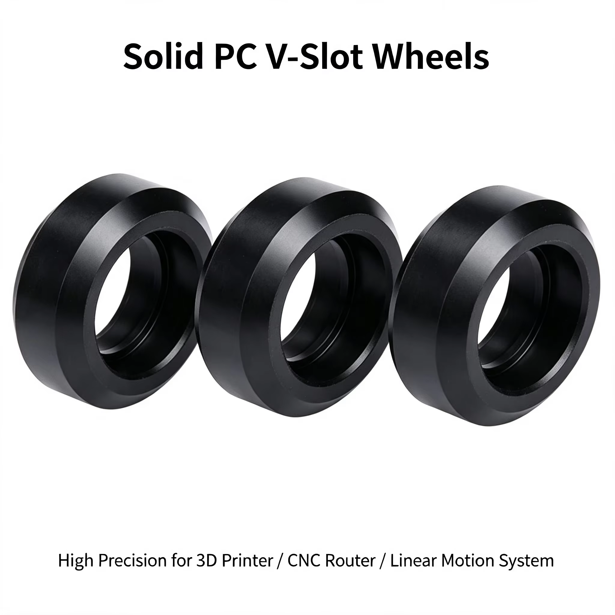 Solid PC V-Slot Wheel - Image 4