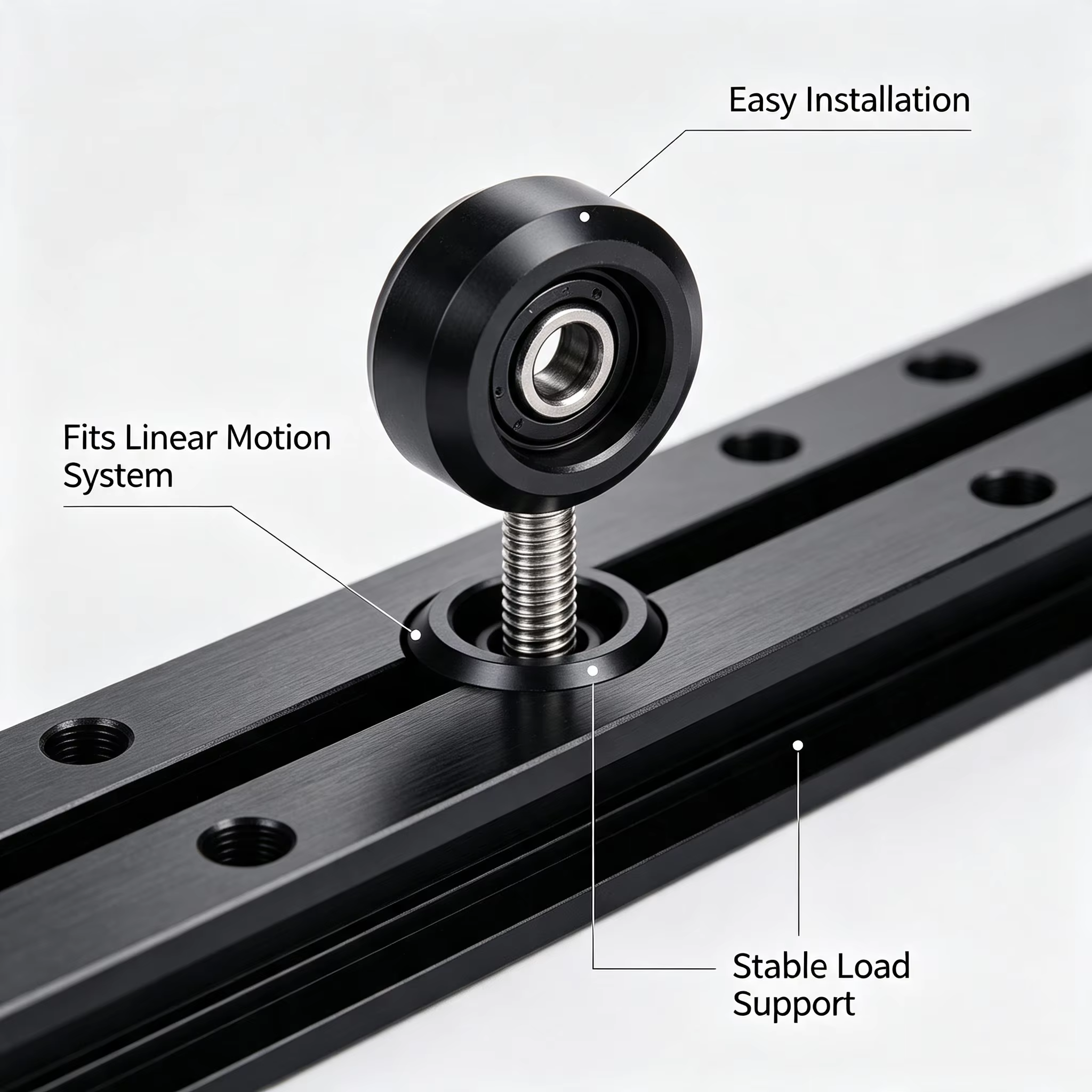 Solid PC V-Slot Wheel - Image 2