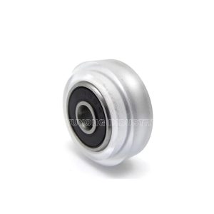 Complete Xtreme Solid V-Slot Wheel Assy with bearing and mounting hardware