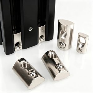 Spring Loaded T-Nut M3-M8 for 20-45 series aluminum profile T-slot fastener