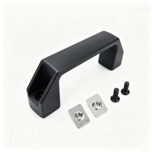 V-Slot Door Handle nylon black for 20mm linear rail enclosure and CNC