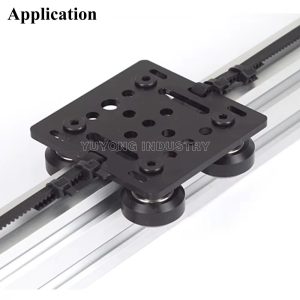V-Slot Gantry Plate 20x80mm black anodized for OpenBuilds CNC and 3D printer